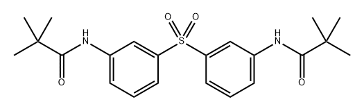 N,N'-(sulfonylbis(3,1-phenylene))bis(2,2-dimethylpropanamide) Structure