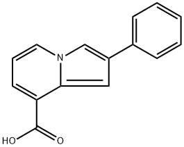 8-?carboxy-?2-?phenylindolizine Structure