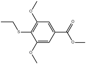 Methyl 4-(ethylthio)-3,5-dimethoxybenzoate Structure