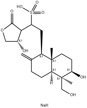 ANDROGRAPHOLIDI NATRII BISULFIS Structure