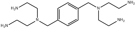 N1,N1'-(1,4-phenylenebis(methylene))bis(N1-(2-aminoethyl)ethane-1,2-diamine) HCl salt Structure