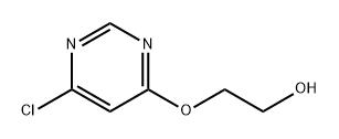 2-[(6-chloropyrimidin-4-yl)oxy]ethan-1-ol Structure