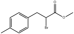 Benzenepropanoic acid, α-bromo-4-methyl-, methyl ester Structure