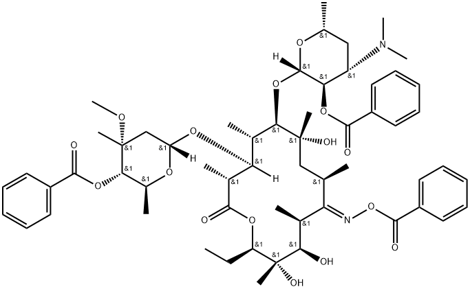 714960-38-0 2',4''-O-bis(benzoyl)erythromycin A 9-O-benzoyloxime