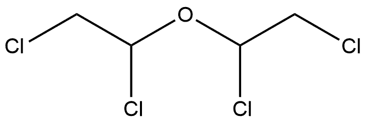 Ethane, 1,1'-oxybis[1,2-dichloro- (9CI) 구조식 이미지