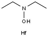 Tetrakis(N,N-diethylaminooxy)hafnium Structure