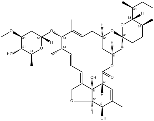 IverMectin B1 Mono-sugar Derivative Structure