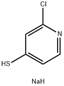 4-피리딘티올,2-클로로-,나트륨염 구조식 이미지