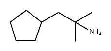 1-Cyclopentyl-2-methylpropan-2-amine 구조식 이미지