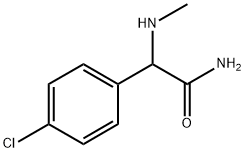 Benzeneacetamide, 4-chloro-α-(methylamino)- 구조식 이미지