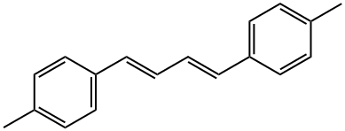 Benzene, 1,1'-(1E,3E)-1,3-butadiene-1,4-diylbis[4-methyl- Structure