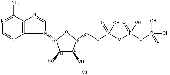 Adenosine 5'-(tetrahydrogen triphosphate), cadmium salt (1:1) (9CI) Structure