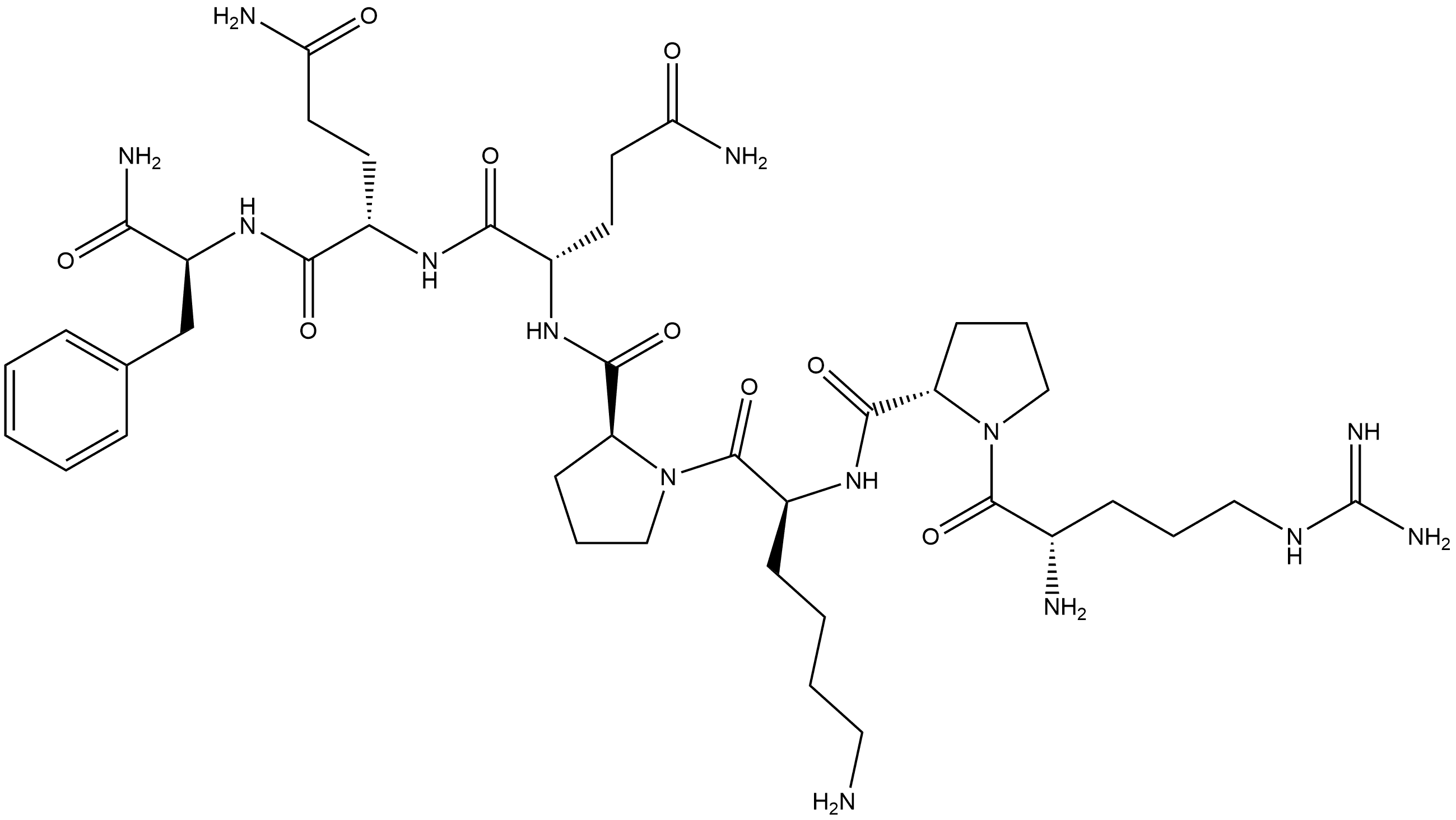 substance P (1-7) Structure