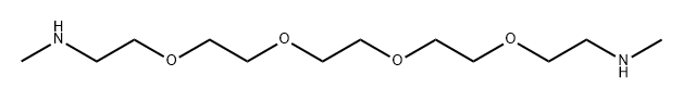 MeNH-PEG4-NHMe Structure