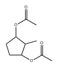 1,3-Cyclopentanediol,2-methyl-,diacetate,(1-alpha-,2-alpha-,3-bta-)-(9CI) 구조식 이미지