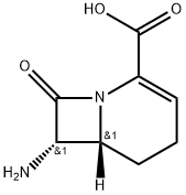 rel-(6R,7S)-7-Amino-6-methyl-8-oxo-1-azabicyclo[4.2.0]oct-2-ene-2-carboxylic acid Structure