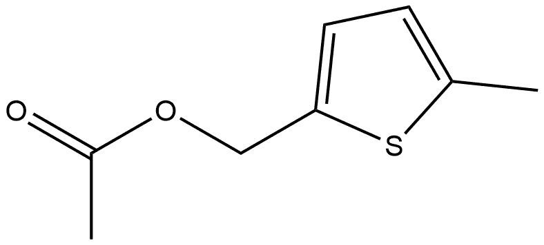 2-Thiophenemethanol, 5-methyl-, 2-acetate 구조식 이미지