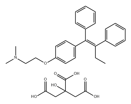 Tamoxifen Citrate*Q: What is 
Tamoxifen Citrate* Q: What is the CAS Number of 
Tamoxifen Citrate* Structure