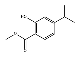 Methyl 2-hydroxy-4-isopropylbenzoate Structure