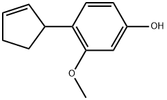 4-(2-Cyclopenten-1-yl)-3-methoxyphenol Structure