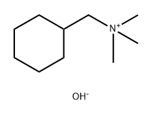 N,N,N TRIMETHYL CYCLOHEXYL METHYL AMMONIUM HYDROXIDE AQ 구조식 이미지