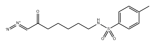 6-(N-tosyl)aminocaproic acid diazomethyl ketone Structure