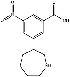3-Nitrobenzoic acid perhydroazepine, addykt Structure