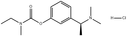 Rivastigmine hydrochloride 구조식 이미지