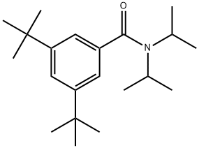 3,5-Bis(1,1-dimethylethyl)-N,N-bis(1-methylethyl)benzamide Structure