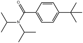 Benzamide, 4-(1,1-dimethylethyl)-N,N-bis(1-methylethyl)-, radical ion(1-) Structure