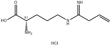 VINYL-L-NIO HYDROCHLORIDE Structure