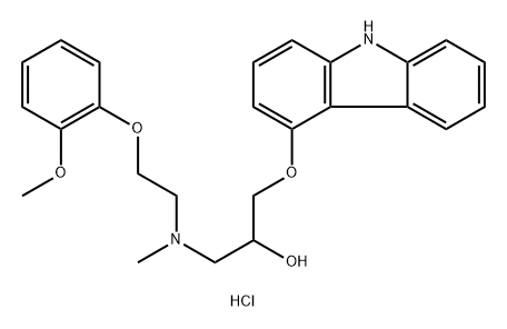 Carvedilol-003-HCl Structure