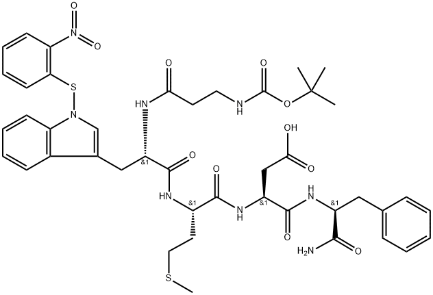 (ortho-nitrophenyl)sulfenyl pentagastrin Structure