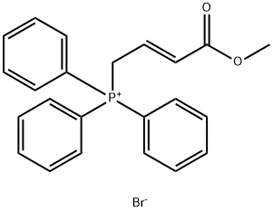 PhosphoniuM,[(2E)-4-Methoxy-4-oxo-2-buten-1-yl]triphenyl-, broMide(1:1) Structure