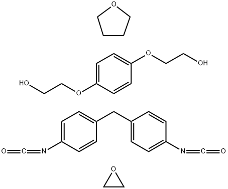 2,2'-[1,4-페닐렌비스(옥시)비스-에탄올,1,1'-메틸렌비스[4-이소-시아나토벤젠]중합체,옥시란및테트라히드로-푸란 구조식 이미지