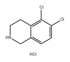 5,6-dichloro-1,2,3,4-tetrahydroisoquinoline hydrochloride 구조식 이미지