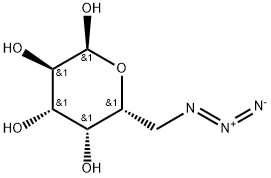 α-D-Galactopyranose, 6-azido-6-deoxy- Structure