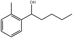 Benzenemethanol, α-butyl-2-methyl- Structure