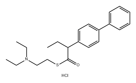 Xenthiorate hydrochloride 구조식 이미지