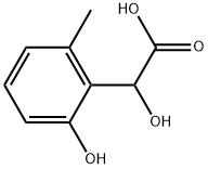 α,2-Dihydroxy-6-methylbenzeneacetic acid Structure