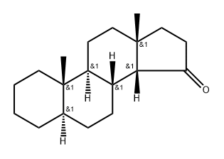 (14β)-5α-Androstan-15-one Structure