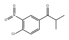 4-Chlor-3-nitro-iso-butyrophenon Structure