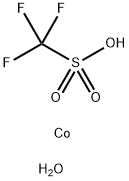 Cobalt(II) trifluoromethanesulfonate hexahydrate 구조식 이미지