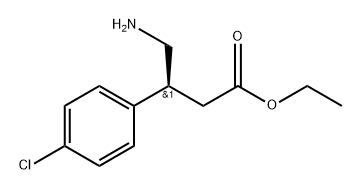 ethyl (S)-4-amino-3-(4-chlorophenyl)butanoate Structure