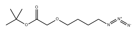 Acetic acid, 2-(4-azidobutoxy)-, 1,1-dimethylethyl ester Structure