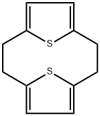 13,14-Dithiatricyclo[8.2.1.14,7]- tetradeca-4,6,10,12-tetraene Structure