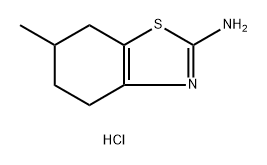 6-Methyl-4,5,6,7-tetrahydrobenzo[d]thiazol-2(3h)-imine hydrochloride Structure