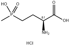L-glufosinate hydrochloride Structure