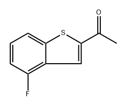 1-(4-fluoro-1-benzothiophen-2-yl)ethan-1-one Structure