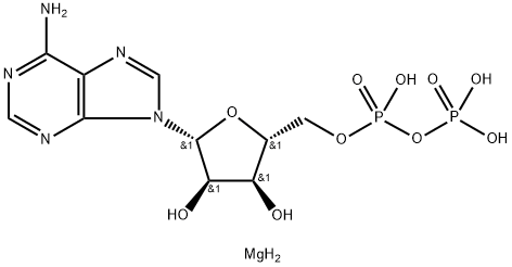 Adenosine 5'-(trihydrogen diphosphate), magnesium salt (1:1) Structure